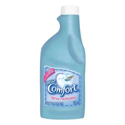 Facilitador De Passar Roupas Líquido Comfort Frasco 500ml Refil - COMFORT - Limpeza