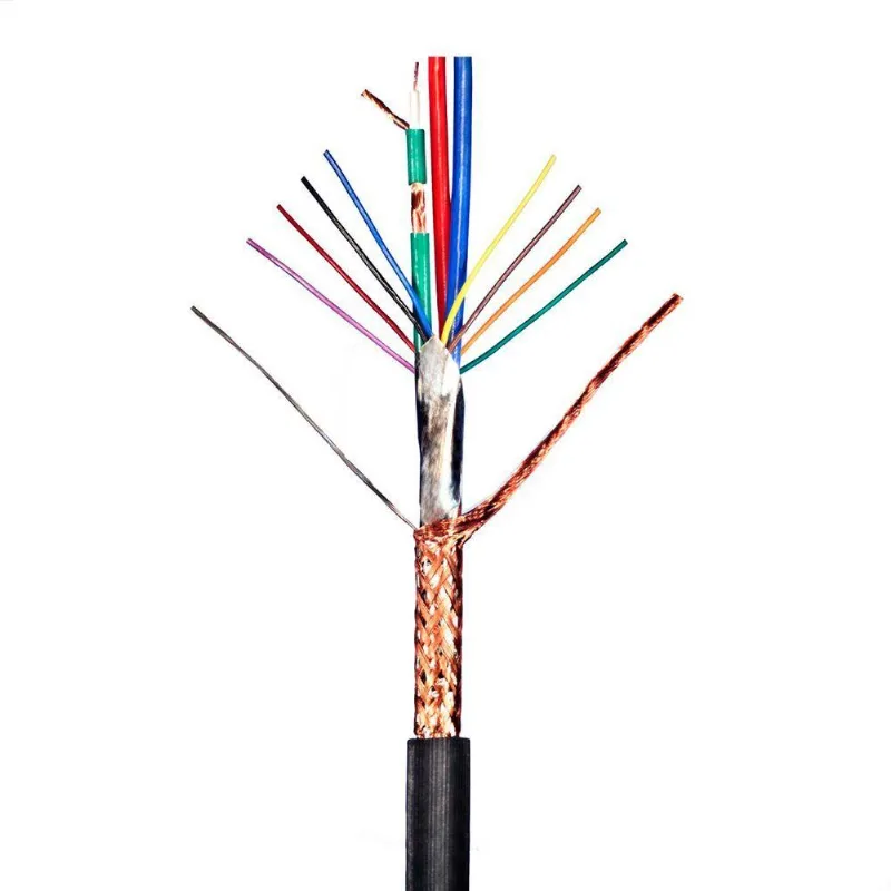 Cabo Vga Rgb Dupla Blindagem - 50 Mt