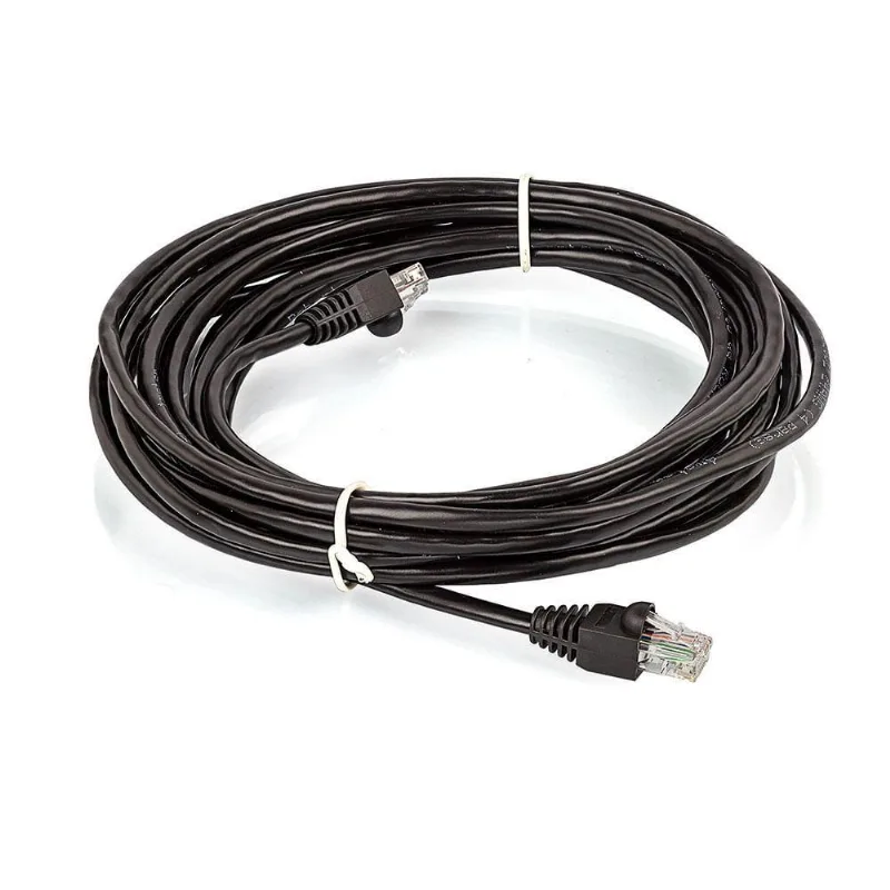 Patch Cord Cat5e Montado Preto - 30 Metros