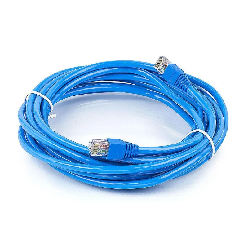 Patch Cord Cat5e Montado Azul - 50 Metros