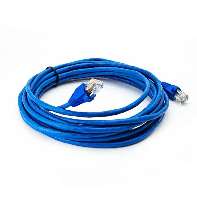 Cabo De Rede Nexans Cat5e Montado Azul - 80 Metros