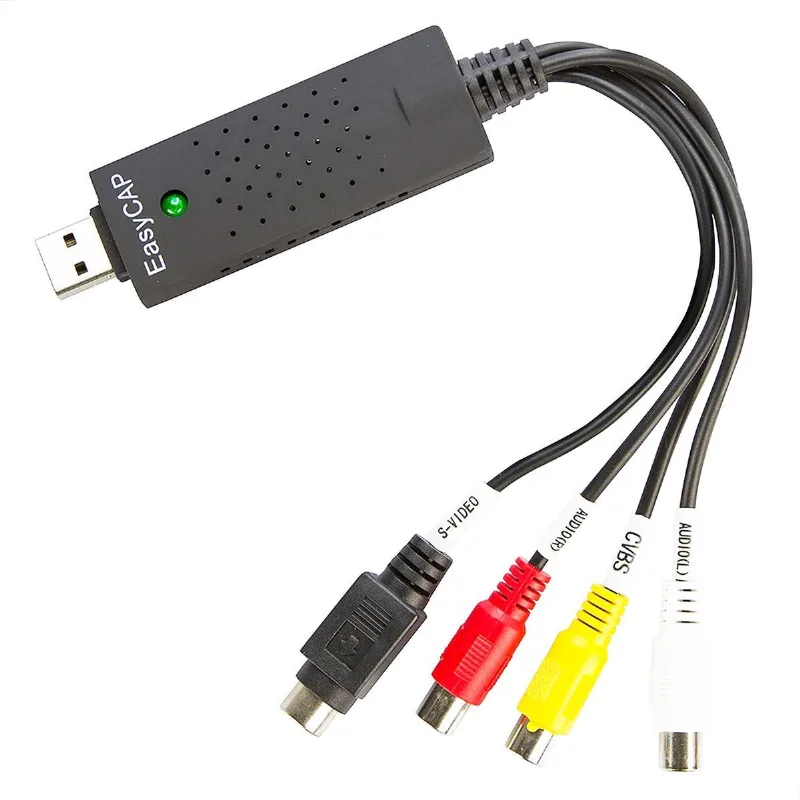 Kit Com 10 Placas De Captura Video Easycap Audio Usb