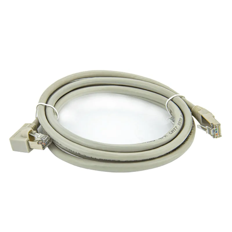 Cabo de Rede Cat7 Plug 90° Graus para Lateral - 10 Metros