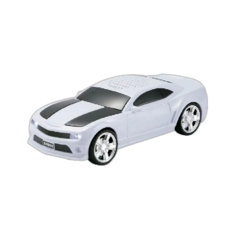 Caixa som portatil bluetooth fm USB carro camaro branco WS-600