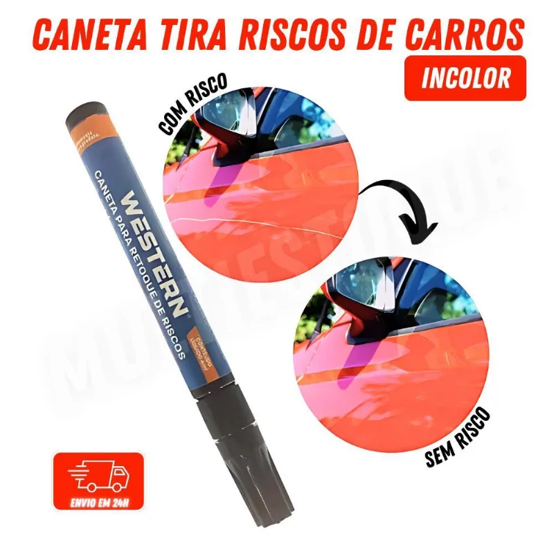 Caneta Incolor Para Tira Riscos De Carros