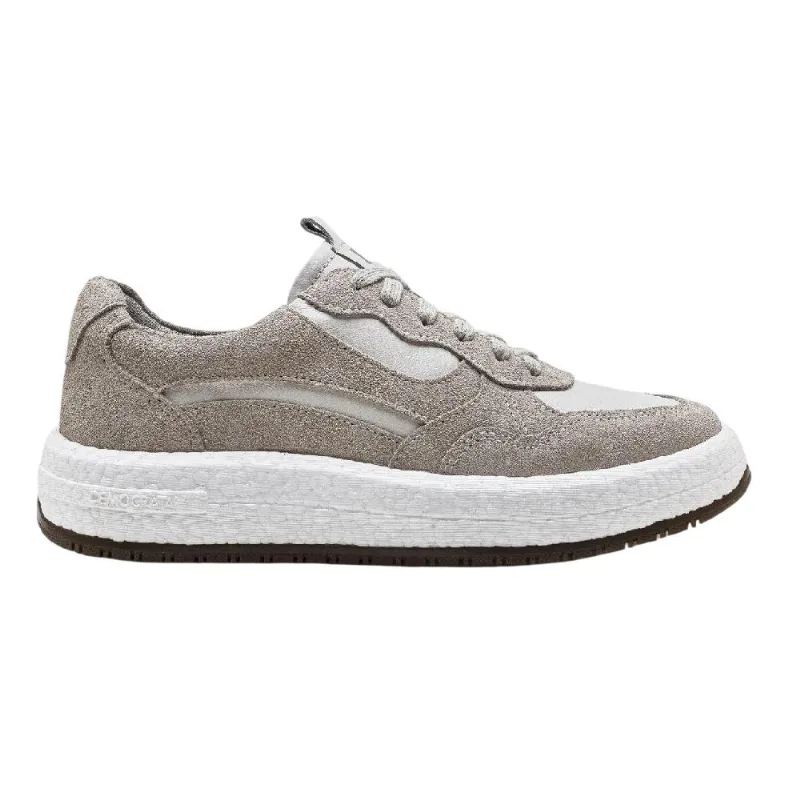 Sapatenis Democrata Ela Drake Pulse Ref 618104-5 Cinza/branco 35