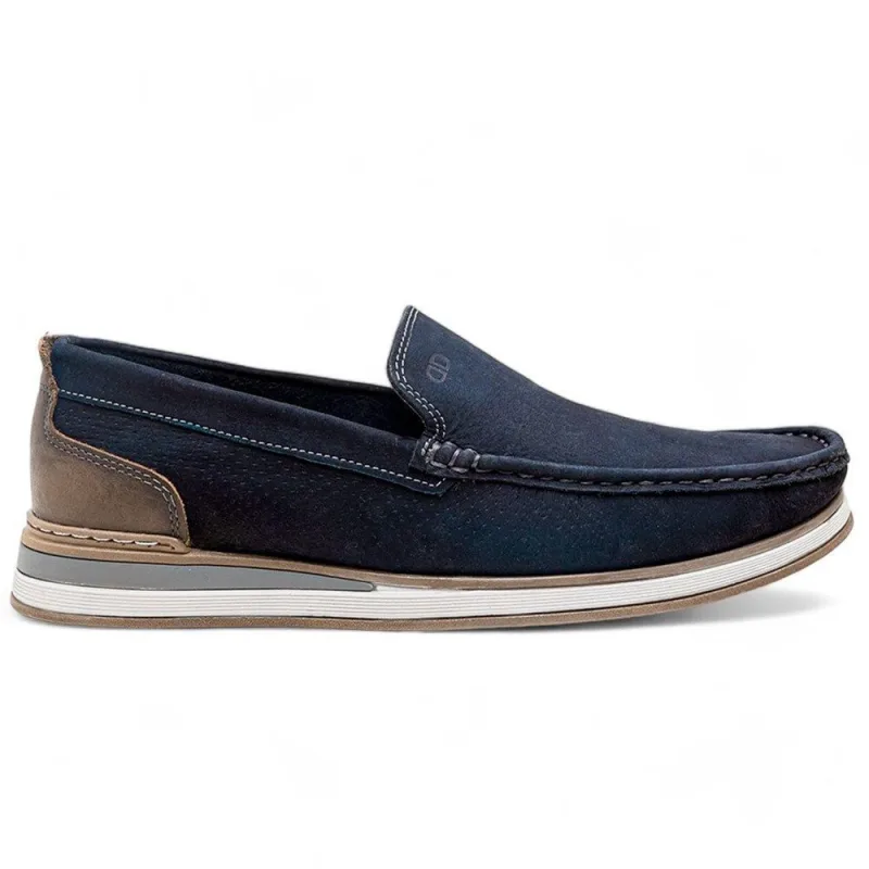 Mocassim Democrata Denim Flow Masculino - Democrata - Moda