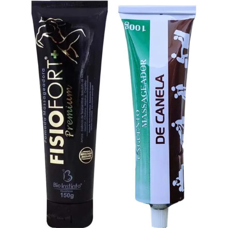 Kit Pomada Fisiofort Premium + Unguento De Canela 100G