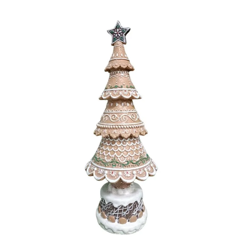 Árvore De Natal Ginger Bege 35,5X12,5Cm Florarte