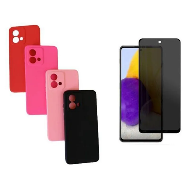 Capa Capinha Moto G84 Aveludada + Película