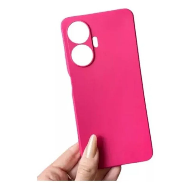 Capa Capinha Realme C55 4g Aveludada Rosa