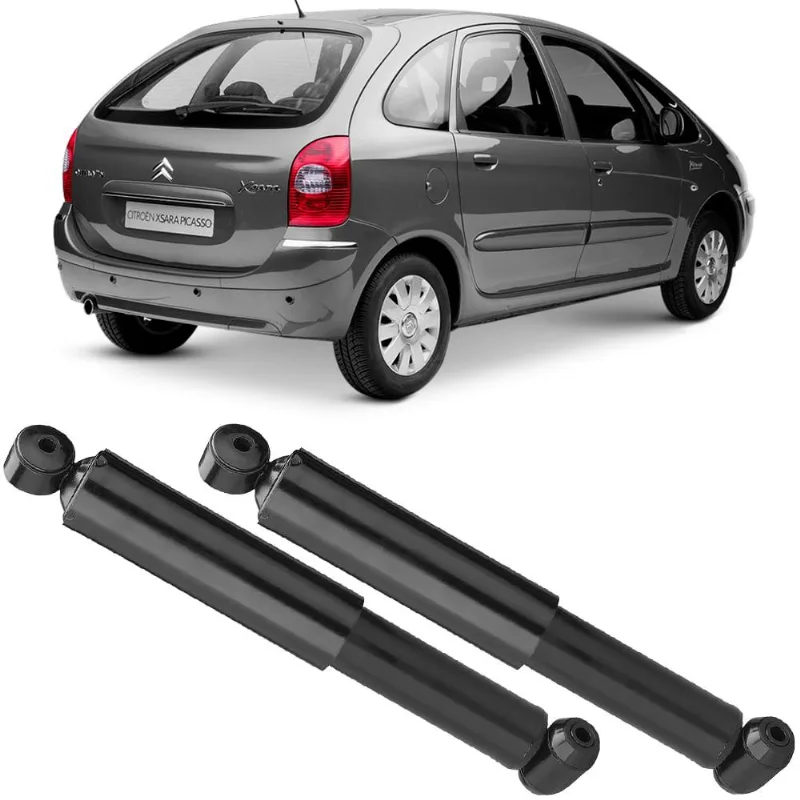 2 Amortecedor Xsara Picasso 2001 A 2012 Traseiro Nakata