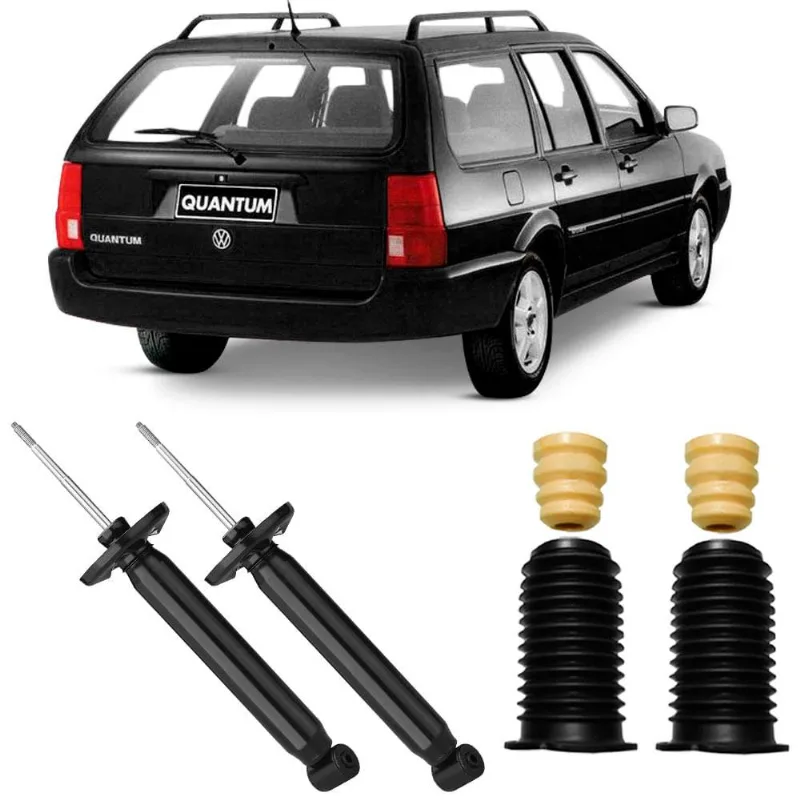 2 Amortecedor Santana Quantum 91 A 2006 Traseiro E Kit