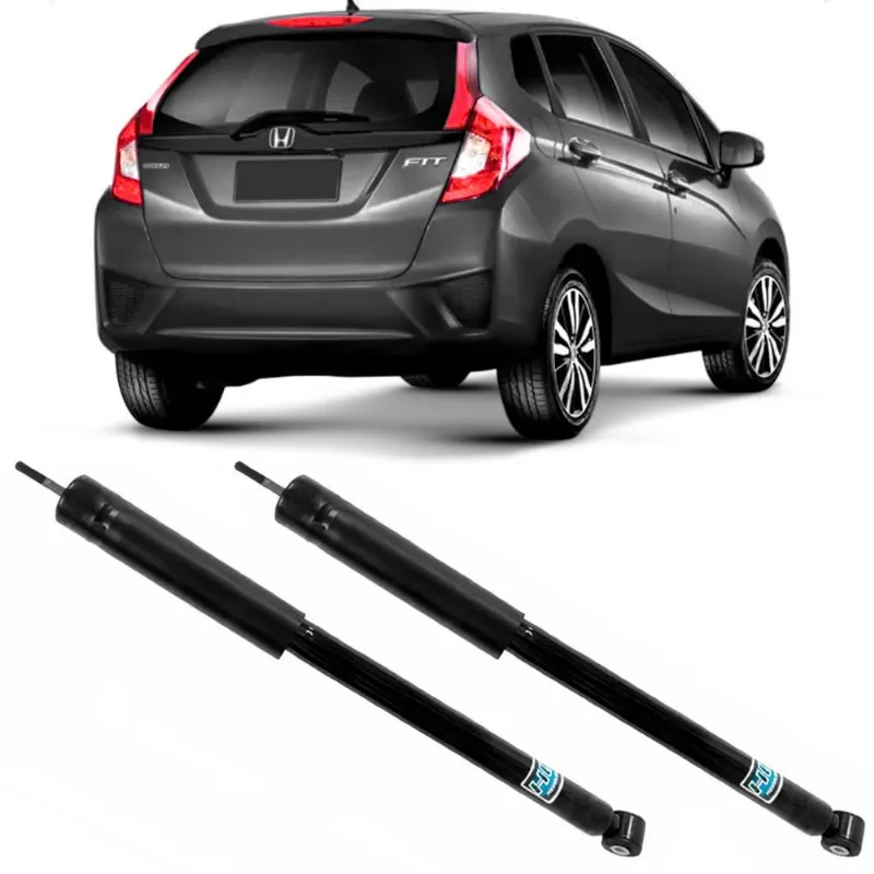 2 Amortecedor Honda Fit 2014 A 2020 Traseiro Hg41169 Nakata