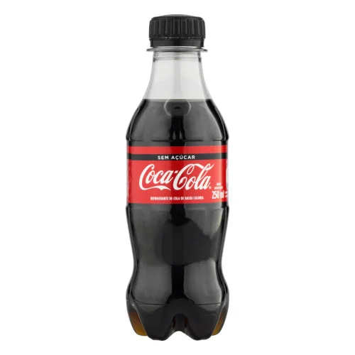 Refrigerante Sem Açúcar Coca Cola Garrafa 250ml - COCA COLA - Bebidas