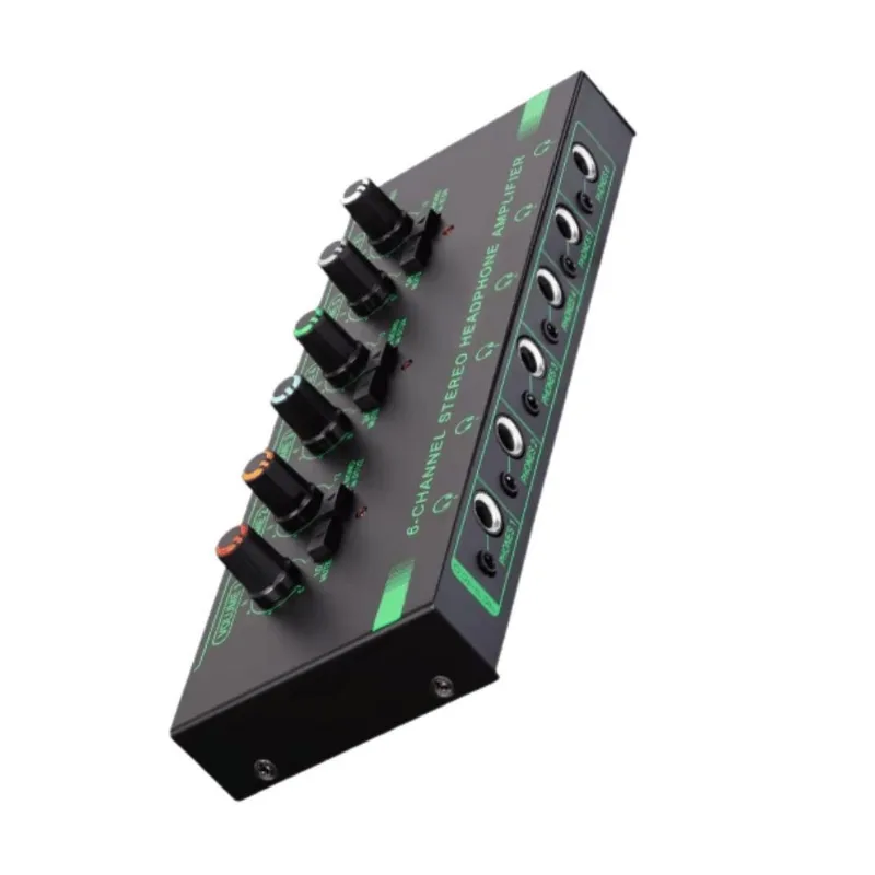 Controladora Amplificador 6 Canais Stereo Conexão 3.5 E 6.35