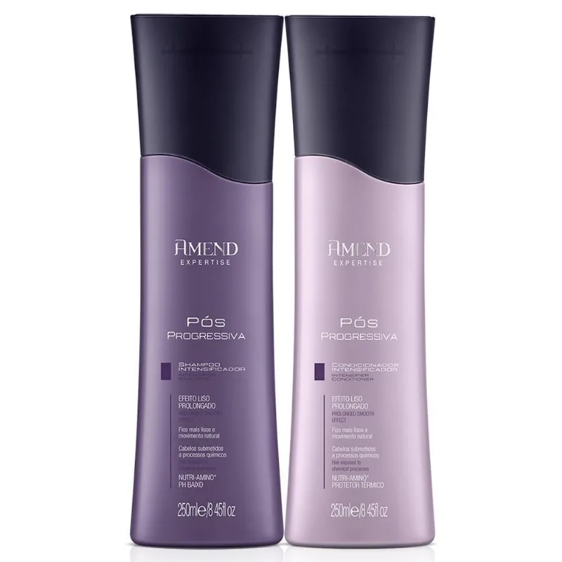 Amend - Pós Progressiva Shampoo + Condicionador 250Ml