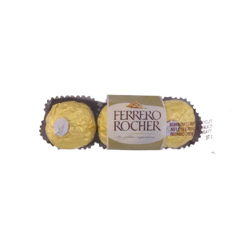 Bombom Ferrero Rocher 37,5g - FERRERO ROCHER - Mercearia