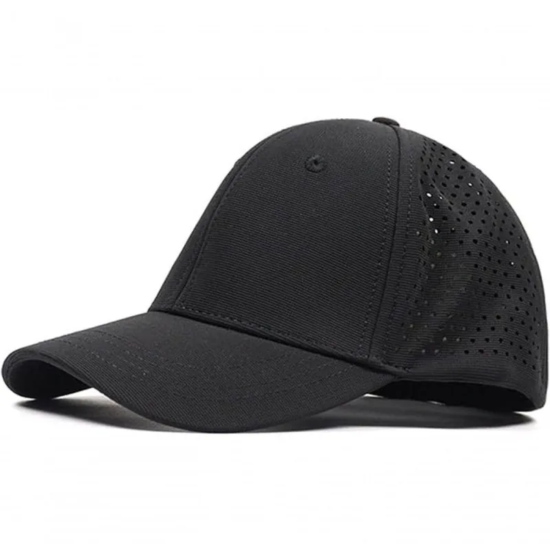 Boné De Beisebol Liso Aba Curva Esportivo Unissex Para Corrida Caminhada Ciclismo Preto - Não Informado - Moda E Acessórios
