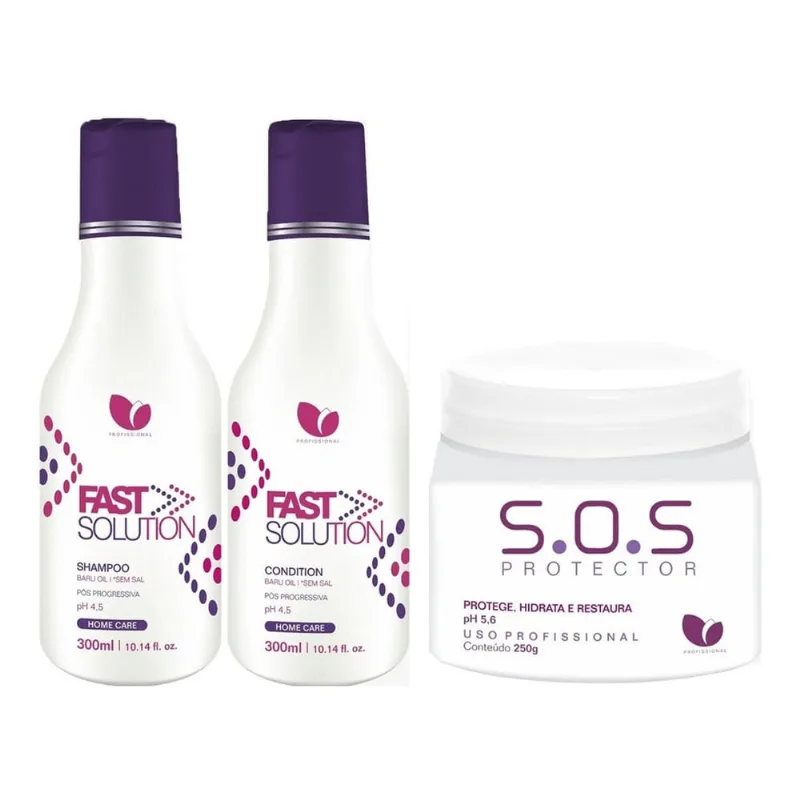 Kit Pós Progressiva Hidratação Magic 3 Passos Therapy