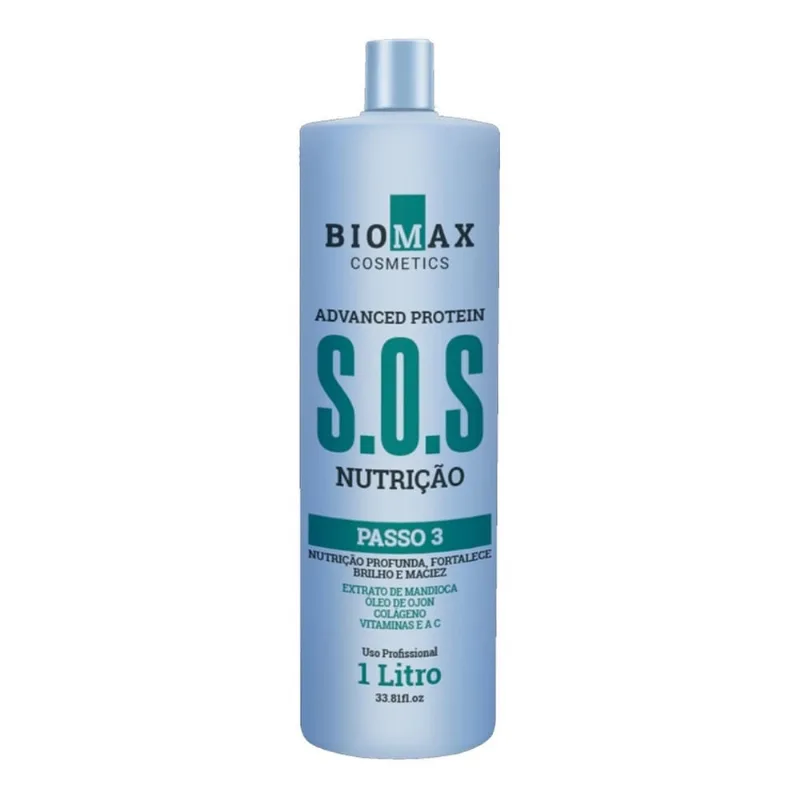 Alinhamento Capilar Sos Biomax 1 Litro Selafix Nutrição