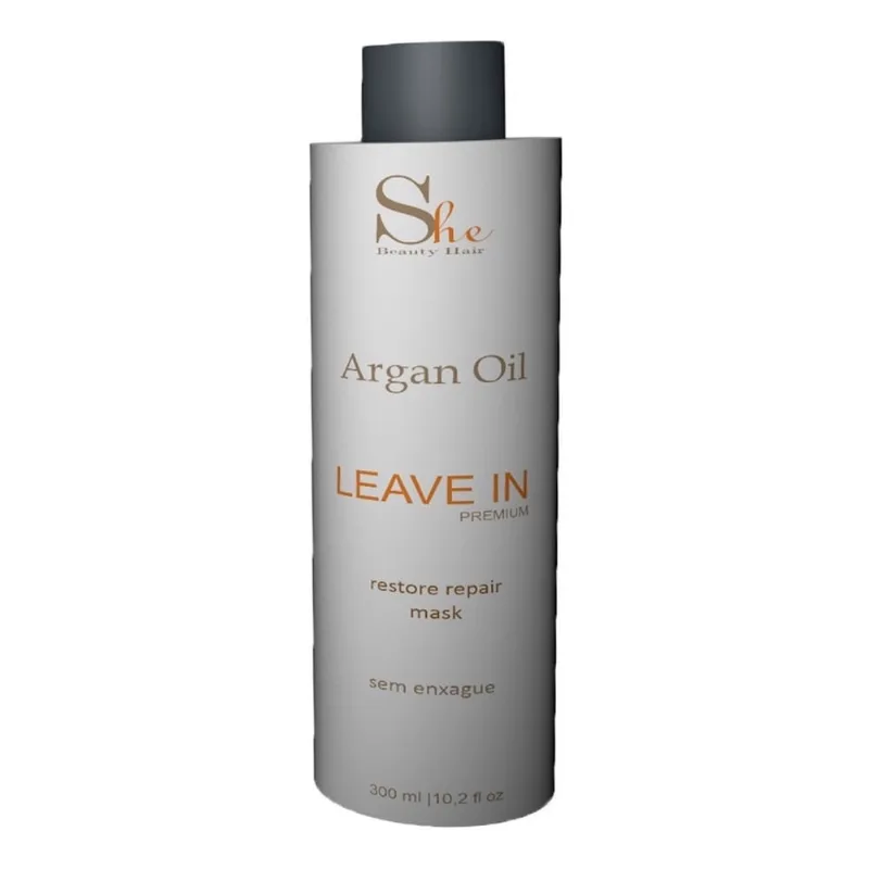 Leave In Finalizador Argan Oil 300 Ml She Beauty Hair