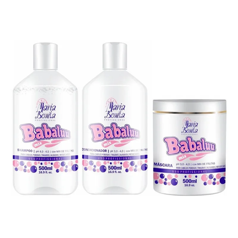 Kit Magic Pos Quimica Hidratação Maria Bonita 3 Passos