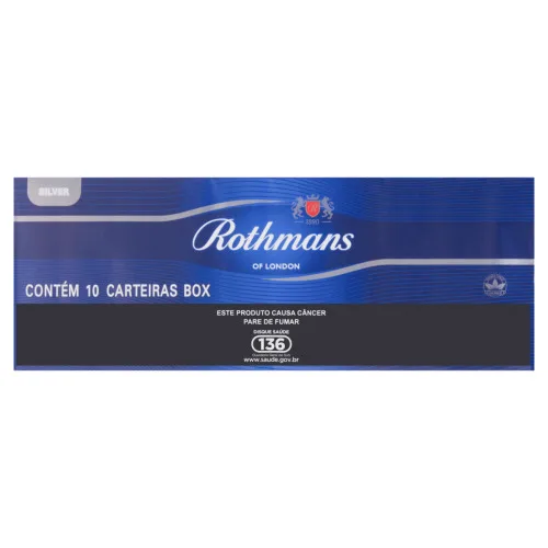 Cigarro Silver Rothmans Box - SILVER - Tabacaria