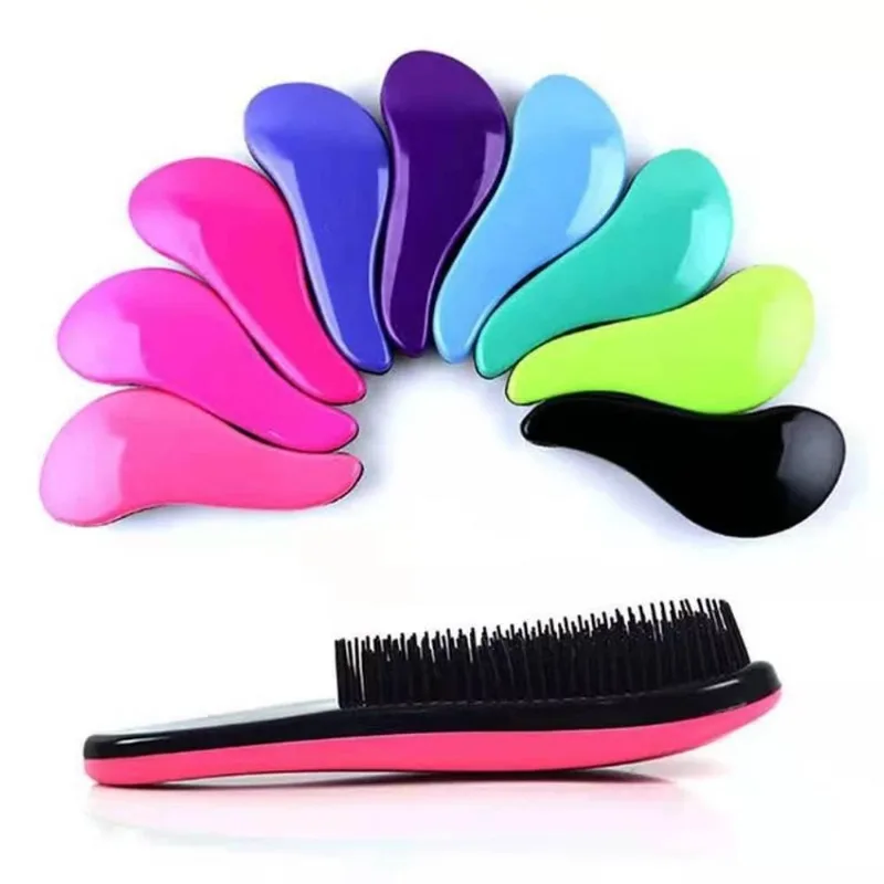 Escova de Cabelo Magica Anti-frizz Unissex Anti-estática massagem funcional desembaraçar cachos