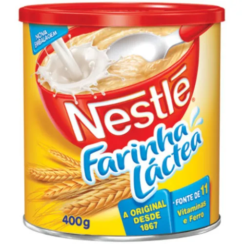 Farinha Lactea Nestle Lvr Pgr | Farinha De Factea Lv 400gr Pg 380gr - NESTLE - Mercearia
