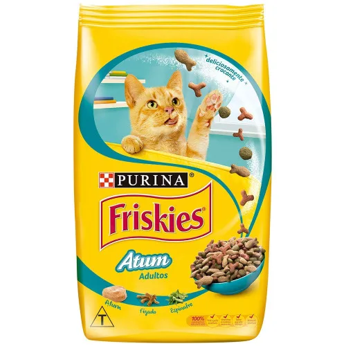 Friskies Pacote Sensações Marinhas Peixe, Salmão, Atum, Camarão E Brócolis Adultos - NESTLE - Petshop
