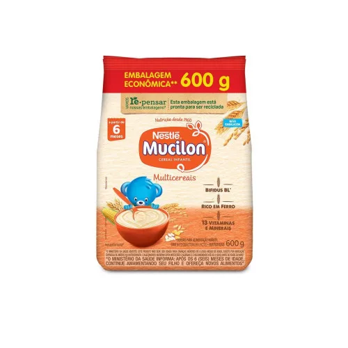 Mucilon Multicereais Sachet 600g Nestle - NESTLE