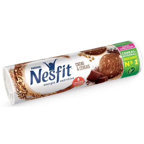 Biscoito Nestlé Nesfit Cacau E Cereais Pacote - NESFIT - Mercearia