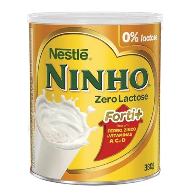 Leite Em Pó Zero Lactose Ninho 380g - NESTLE - Mercearia