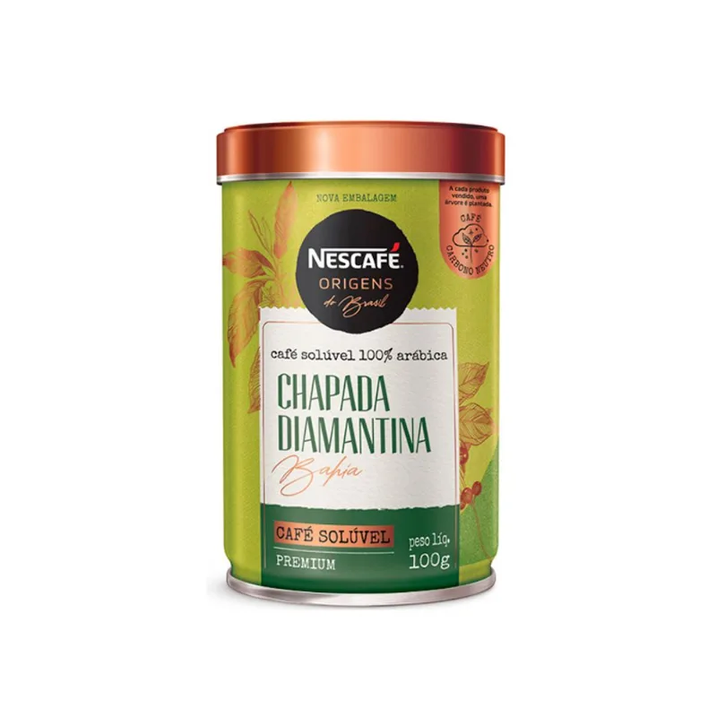 Café Nescafé Solúvel Origens Chapada Diamantina Lata 100g