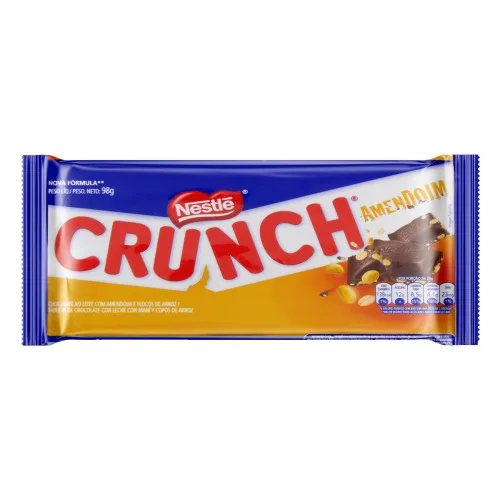 Choc Nestle 98g Crunch Amendoim - AMENDOIM - Mercearia