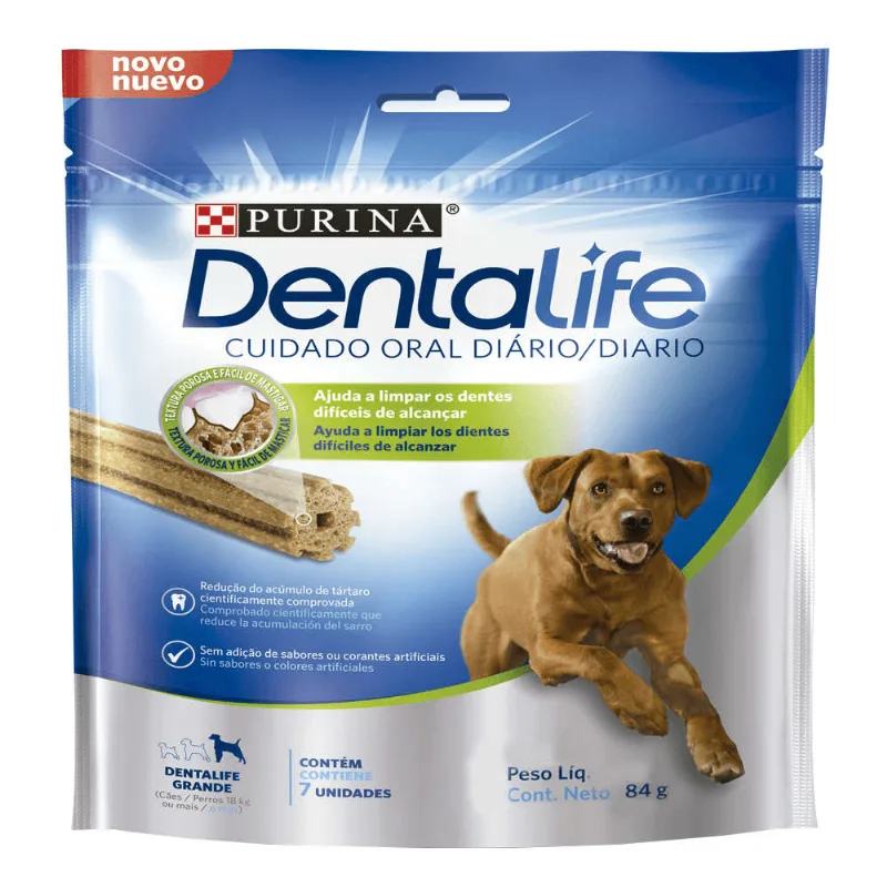 Purina Dentalife Raças Grandes 84g Purina Dentalife Raças Grandes 84g