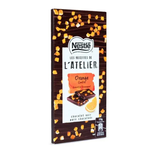 Choc Latelier Dark Orange 115g - ORANGE - Mercearia