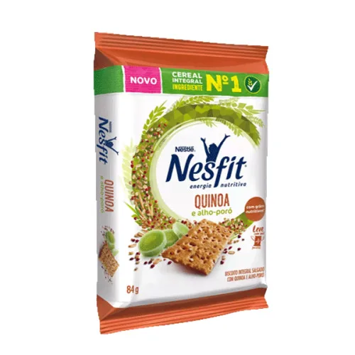 Bisc.nestle Nesfit 84g Quinoa/alho Poro - SAMES - Mercearia