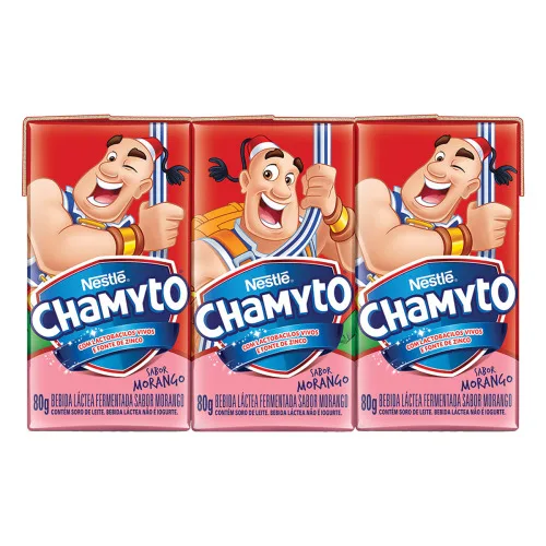 CHAMYTO LEIFERM MORANGO TETRA 5X480GR - MORANGO