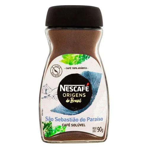 CAFÉ SOLÚVEL NESCAFÉ 90G ORIGENS SÃO SEBASTIÃO PARAÍSO - NESCAFE