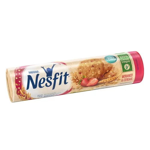 NESFIT BISCOITO MORANGO E CEREAIS 160G - NESTLE - Alimentos E Bebidas