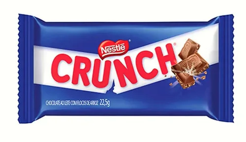 CHOCOLATE AO LEITE NESTLÉ CRUNCH PACOTE 22 5G - CRUNCH
