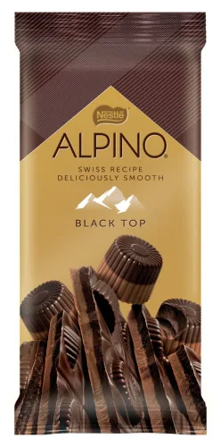 CHOCOLATE BLACK TOP NESTLÉ ALPINO PACOTE 85G - ALPINO - Mercearia