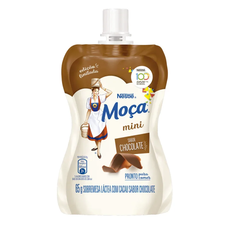 MINI LEITE CONDENSADO MOÇA 65G CHOCOLATE - Moca - Frios E Laticinios