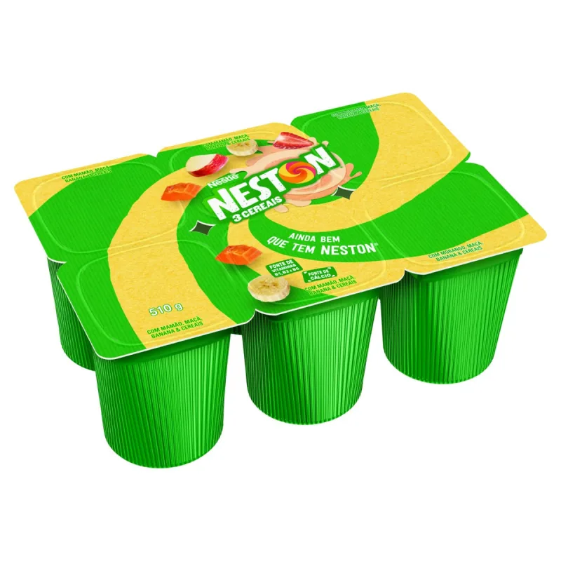 NESTON IOGURTE POLPA 2 SABORES 510G - Neston