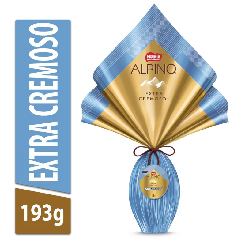 Ovo de Pascoa Alpino Extra Cremoso 193g - NESTLE - Mercearia