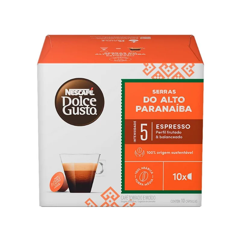 Cápsulas de Café Paranaíba Nescafé Dolce Gusto 10 unidades