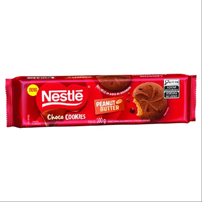 Biscoito Cookie Peanut Butter Nestlé 100g Recheado - Nestlé - Alimentos E Bebidas
