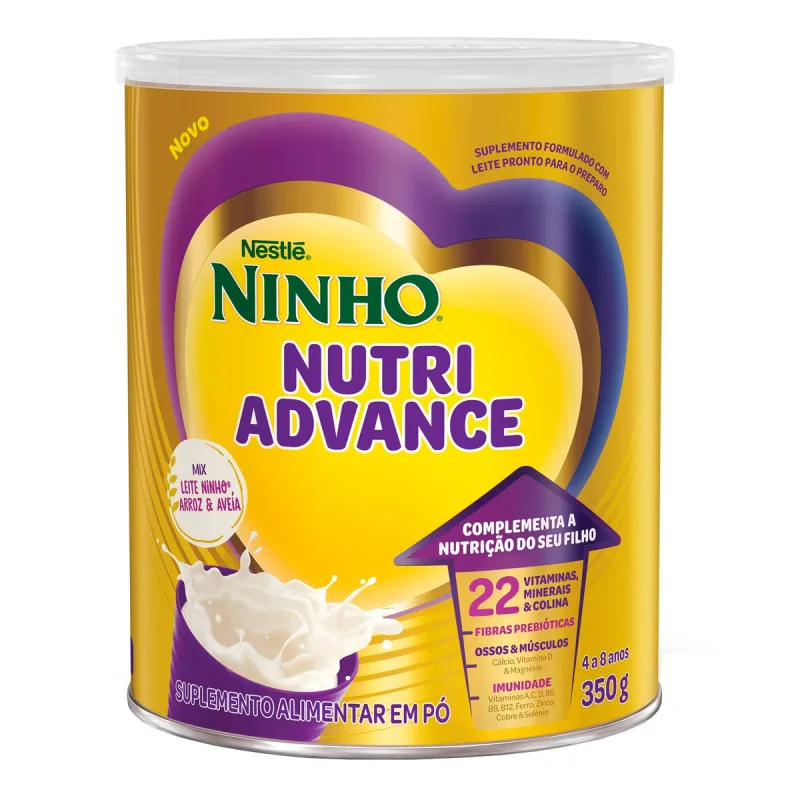 Suplemento Alimentar Ninho Nutriadvance Baunilha 350g - Ninho - Suplemento Alimentar